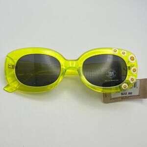 Y2K Neon Green Sunglasses